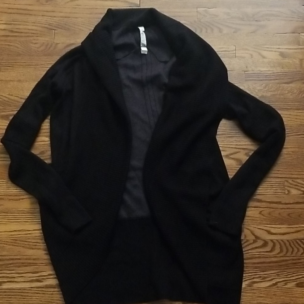 Black Lululemon cardigan. Size 6